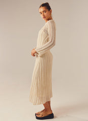 All I Want Maxi Dress - Beige