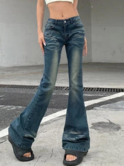 Bootcut Low Rise Denim Jeans