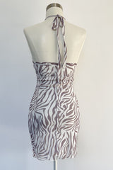 Animal Instincts Dress-Mocha