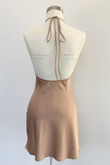 Alba Mini Dress-Nude