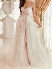 A LINE WEDDING GOWN